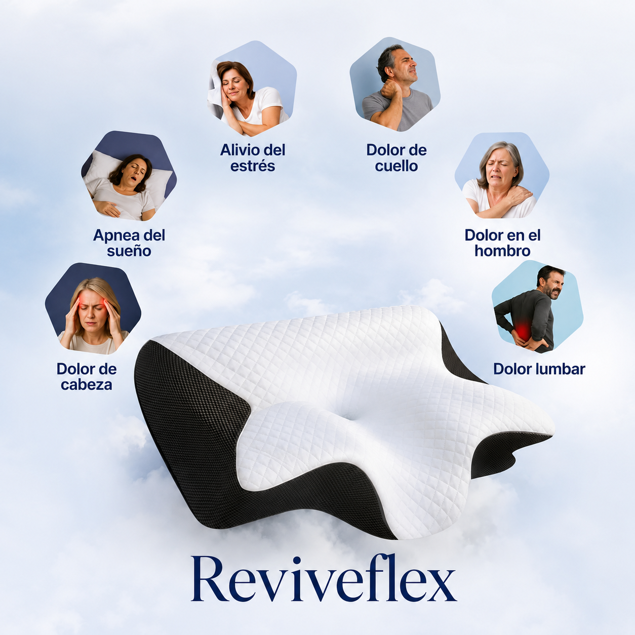 Almohada cervical ergonómica Pro