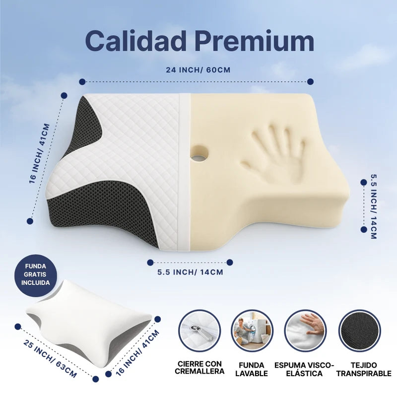 Almohada Cervical Ergonómica | Reviveflex®