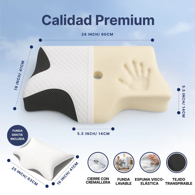 Almohada cervical ergonómica Pro
